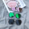 Sunglasses, trend square glasses solar-powered suitable for men and women, 2023, wholesale