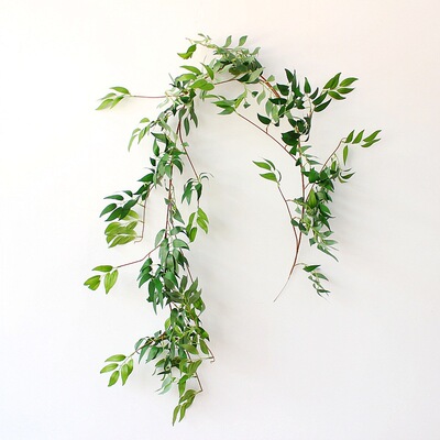 170 centimeter Willow cane simulation Green plant flower arrangement Versatile leaf Net Red Wedding celebration Cross border