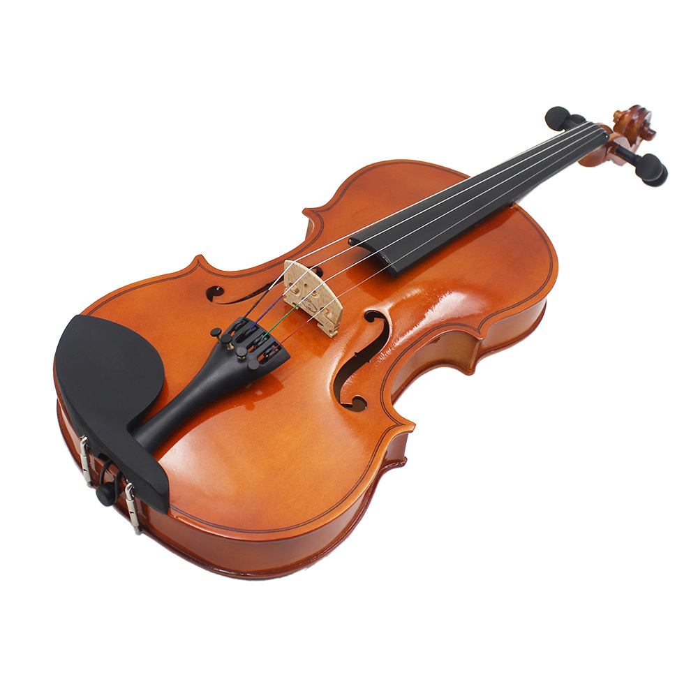 厂家批发木质小提琴实木普及小提琴初学练习小提琴送三角琴盒乐器详情6