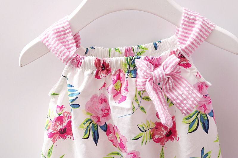 Floral Dress and Pants Set
