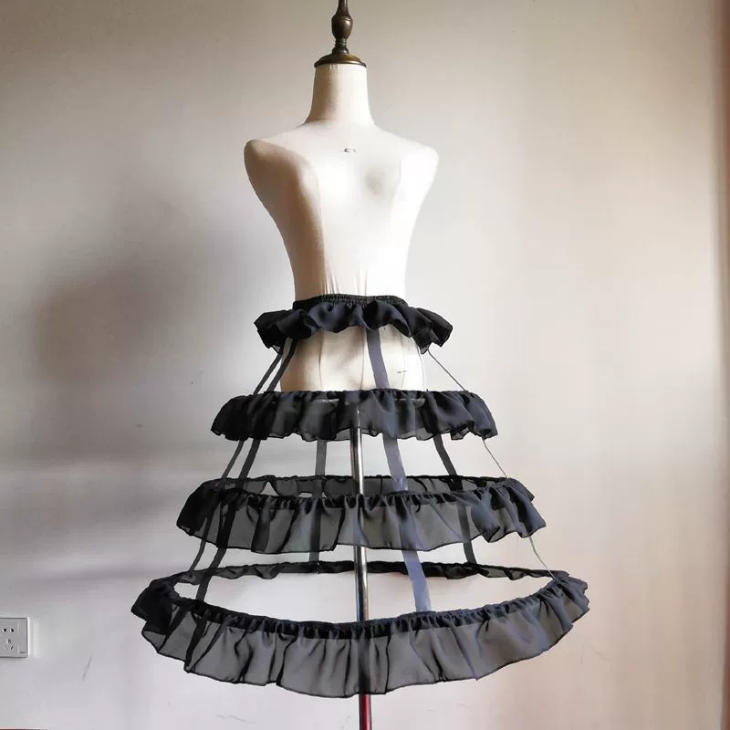 Косплей белая марлевая юбка олита насильственная юбка без костей Юбка Повседневная короткая юбка