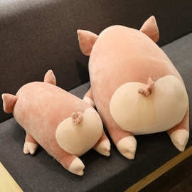 毛绒玩具趴趴猪公仔娃娃可爱猪猪睡觉抱枕头软体公仔女孩生日礼物
