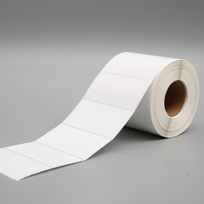 铜版不干胶标签定做 空白打印形纸 外箱贴纸 条码纸|ru