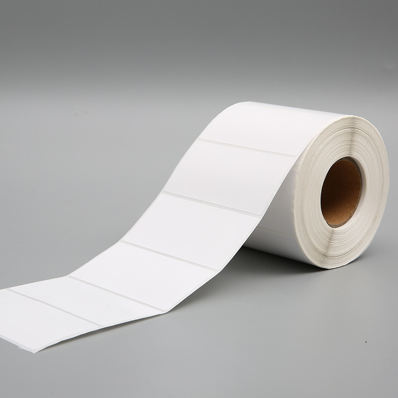 铜版不干胶标签定做 空白打印形纸 外箱贴纸 条码纸|ru