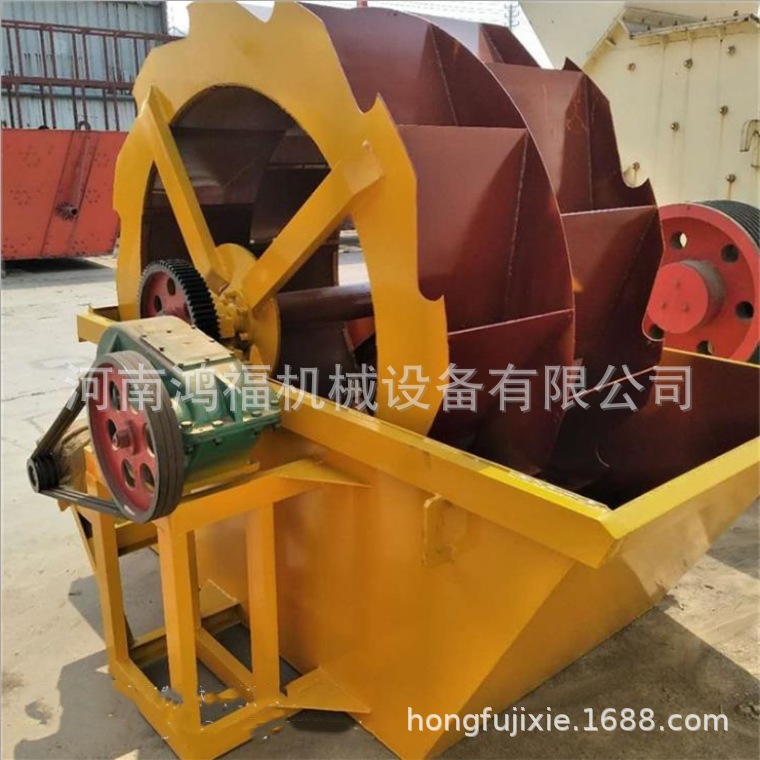 洗砂机报价 轮斗式风化砂洗沙机 滚轮洗石设备螺旋叶轮洗砂机