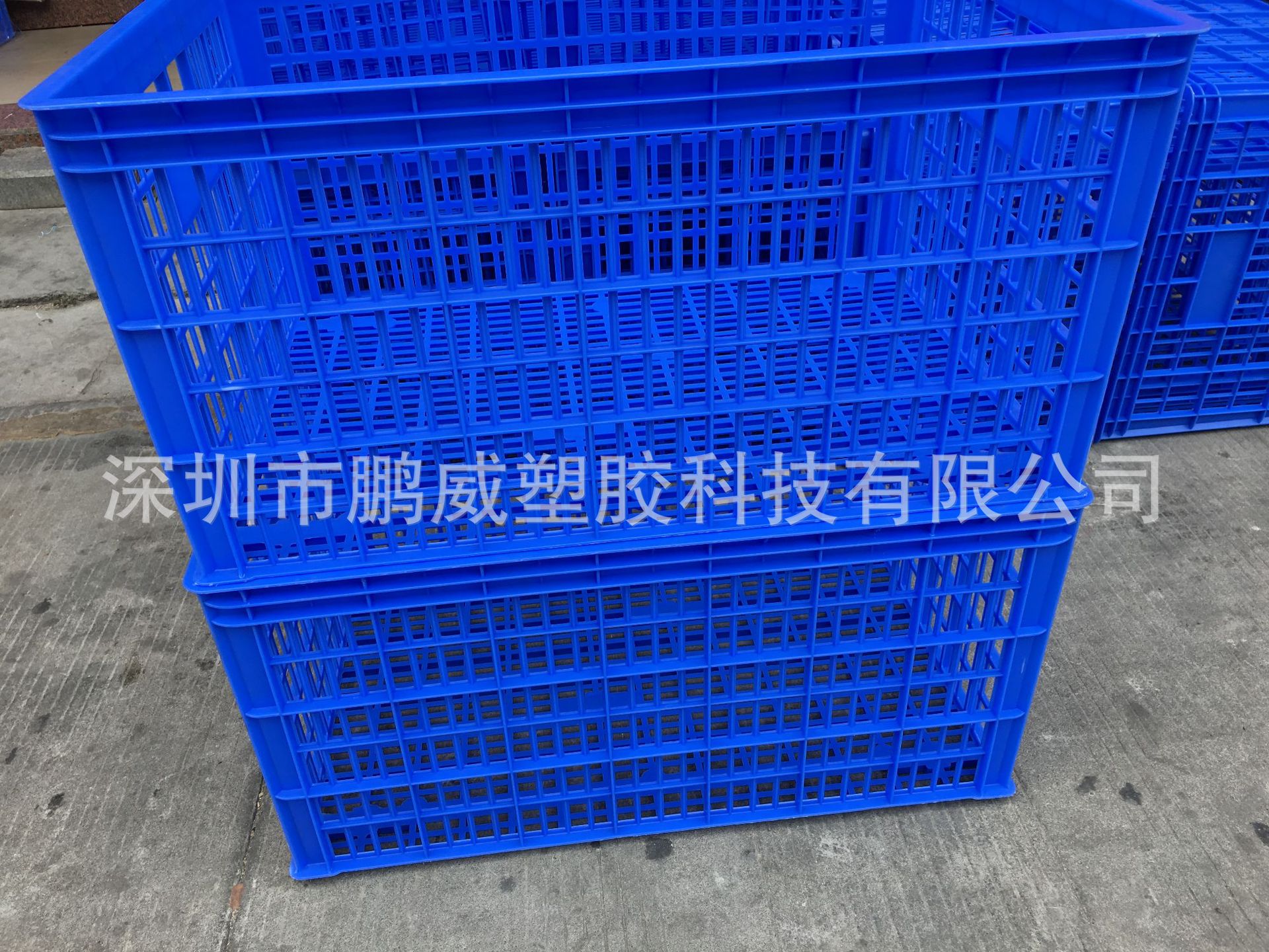 鹏威厂家出品网格透气 大号周转萝 供应上海仓库周转筐分拣框