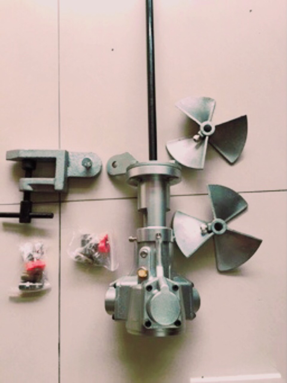 气动夹台式50加仑油桶油柒搞拌器气动工具