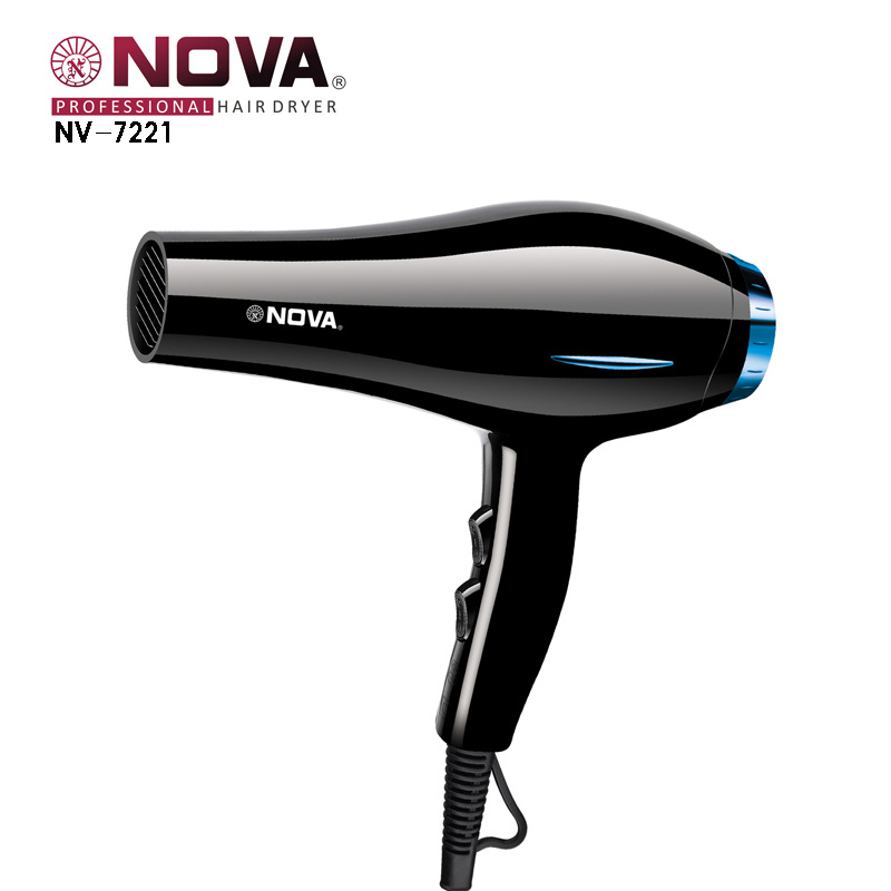 NOVA NV-7221厂家直销大功率欧规电吹风1.2米电线发廊专用吹风机|ms