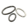 Factory specializes in the production of alloy spring buckle dog buckle key ring oval spring circle luggage buckle