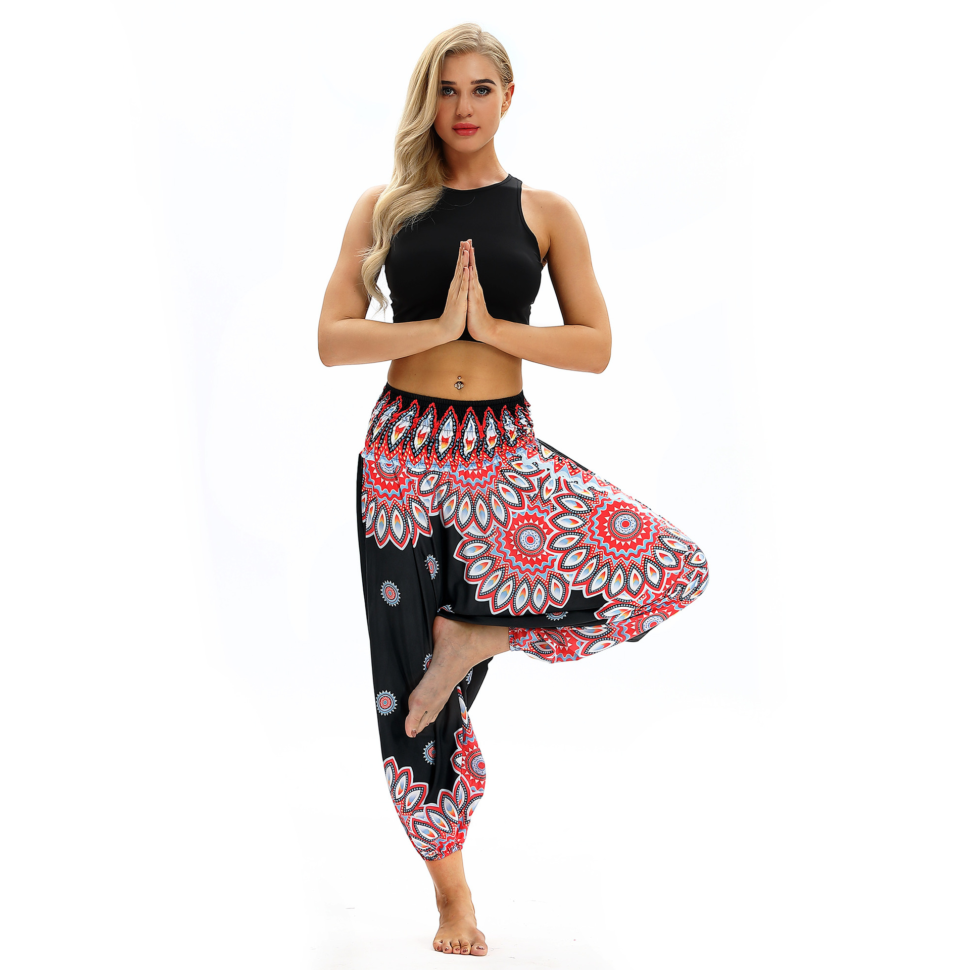 printing sports fitness yoga casual pants Nihaostyle Clothing Wholesale NSMDF67671