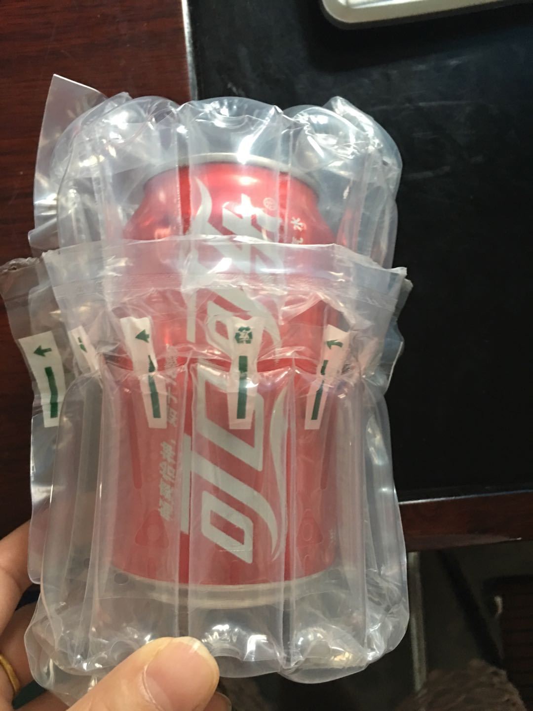 5柱12高330ml可乐气柱袋包装防摔防缓冲包装袋
