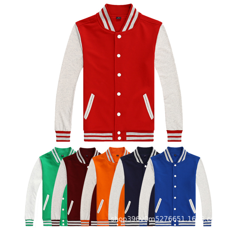 Plush Sweater customized coverall Printing logo Long-sleeved shift dress DIY coat Customized Classmate party mlb