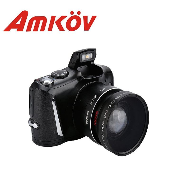 AMKOV 新品微单相机 24MP 3.5寸彩屏，5倍光学变焦 厂家批发