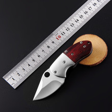 直销不锈钢木柄户外折叠刀 瑞士军用刀防身保护刀瑞士小刀