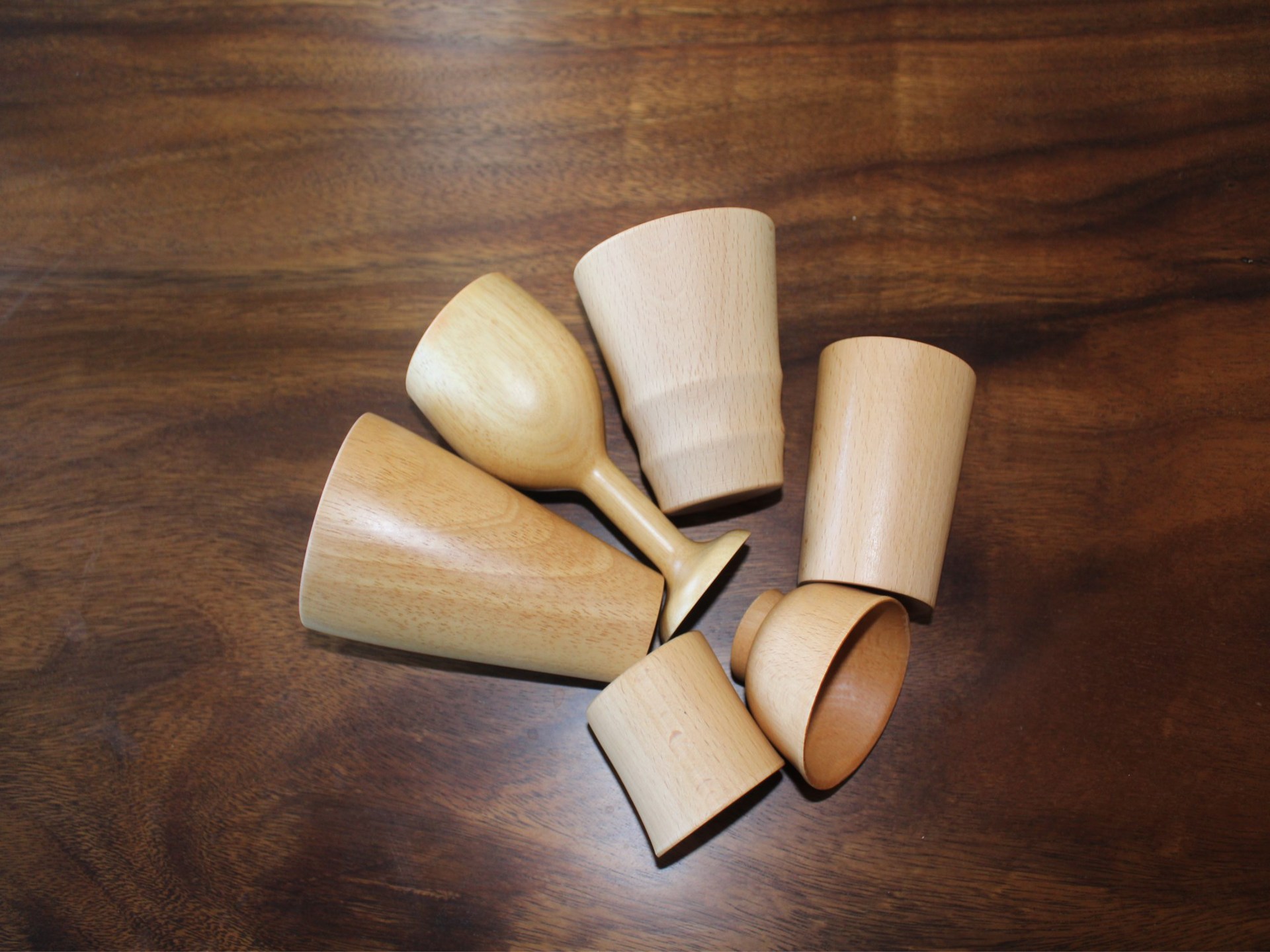 木制创意咖啡杯 榉木日式杯子咖啡杯 厨具杯子