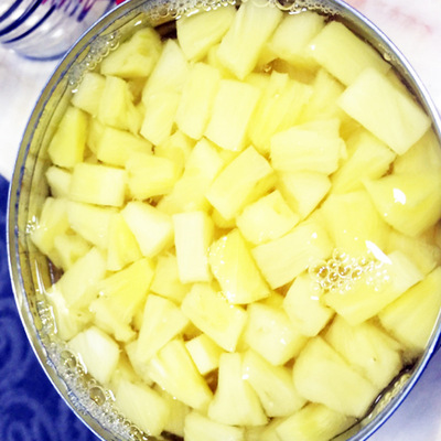 麦仕琪罐头 3公斤菠萝扇块中西餐原料果冻披萨菠萝小扇块厂家直销|ru