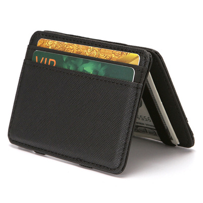Cross border PU Magic Wallet Creative purse man cross wallet Wallet bank credit Card package