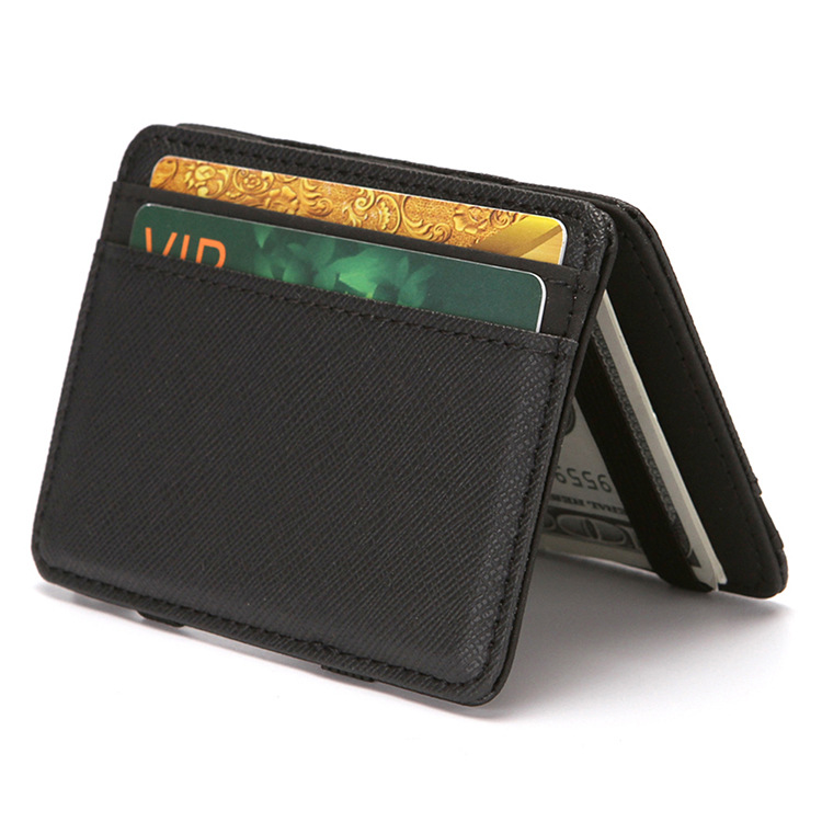 Cross border PU Magic Wallet Creative purse man cross wallet Wallet bank credit Card package