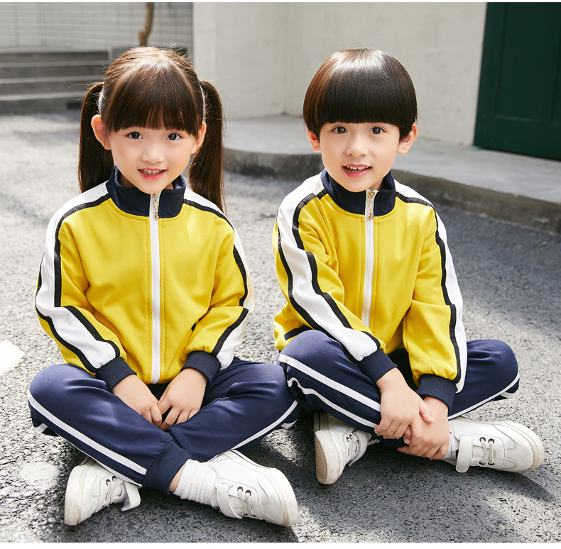 幼儿园园服棉质定制儿童初中小学生班服英伦风春秋季校服2019新款|ru