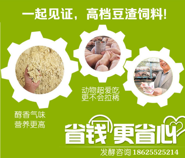 高档豆渣饲料