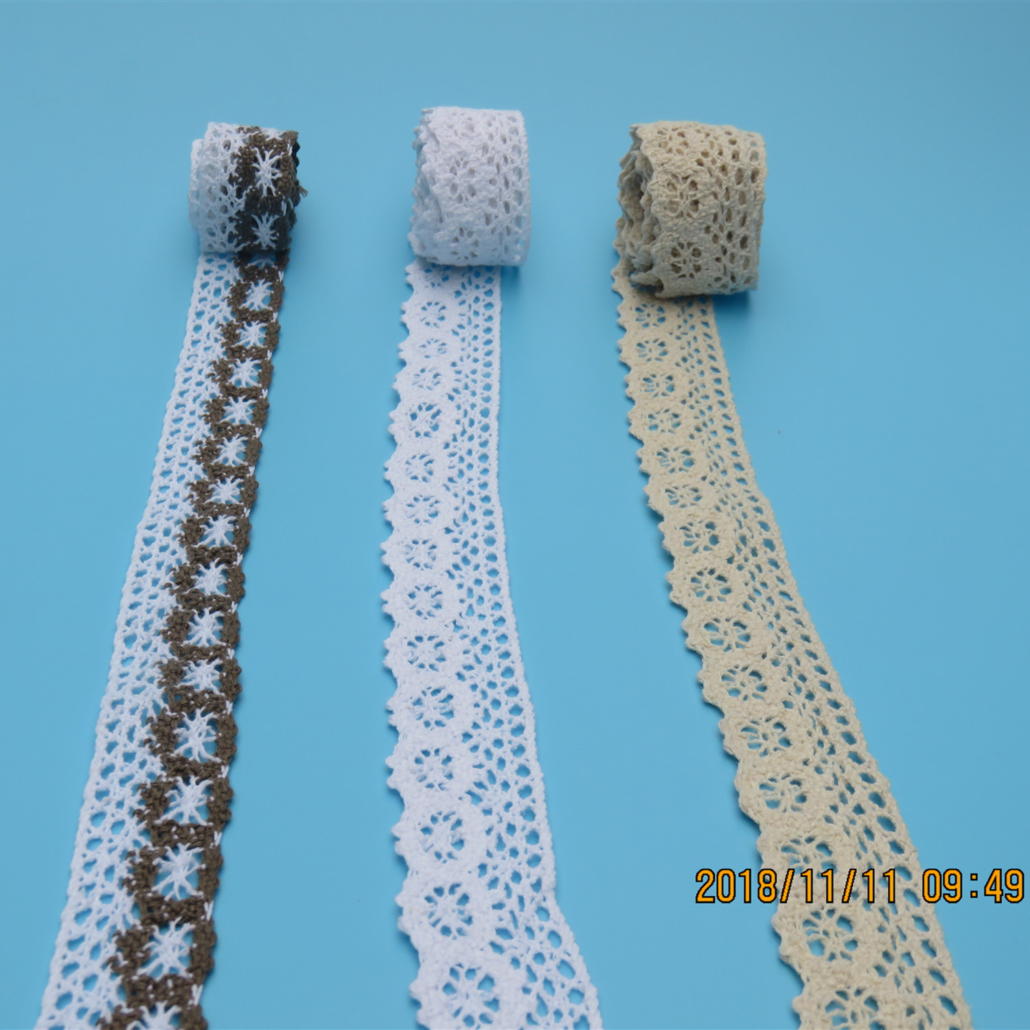 厂家批发 手工DIY辅料刺绣立体条码辅料花边白色蕾丝面料流苏花边