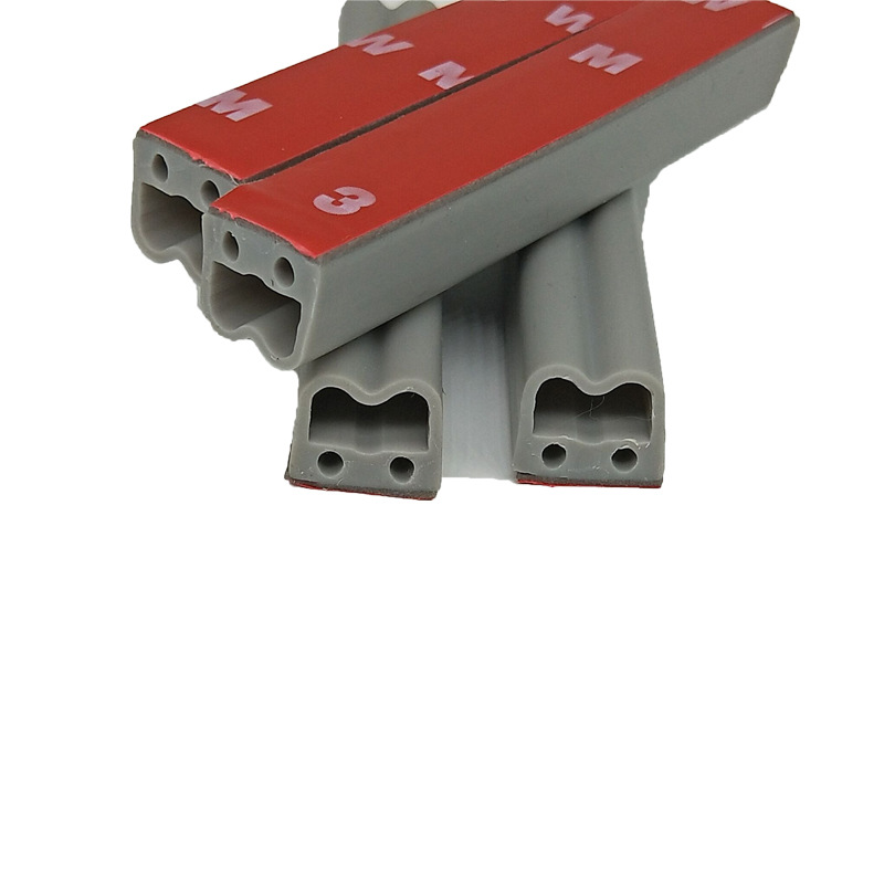 木门缝隔音自粘型防盗门移门防撞塑钢窗户防风胶条M型密封条