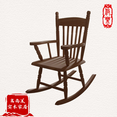 北歐橡膠木兒童搖椅實木寶寶椅白坯椅子兒童實木椅子兒童餐桌椅
