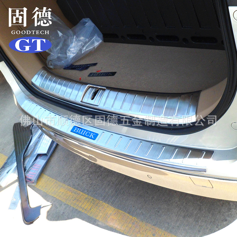 固德2018款别克GL8后护板装饰条内饰改装防刮护板门槛后备箱护板|ru