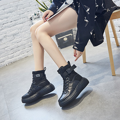 Bottes femme en En cuir - Ref 3355443 Image 3