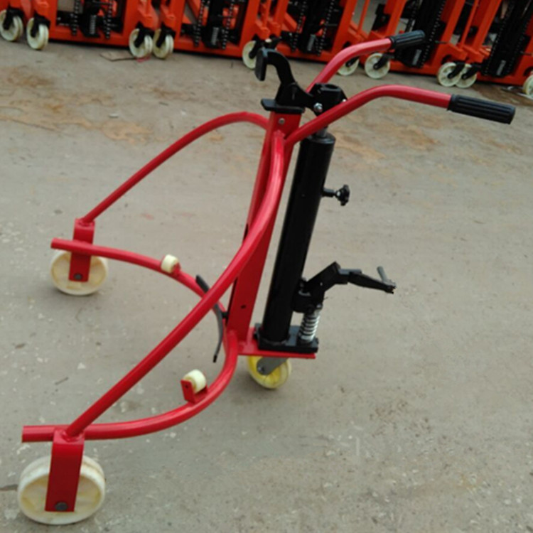 手动液压油桶车 脚踏式液压油桶搬运车 油桶搬运装卸车