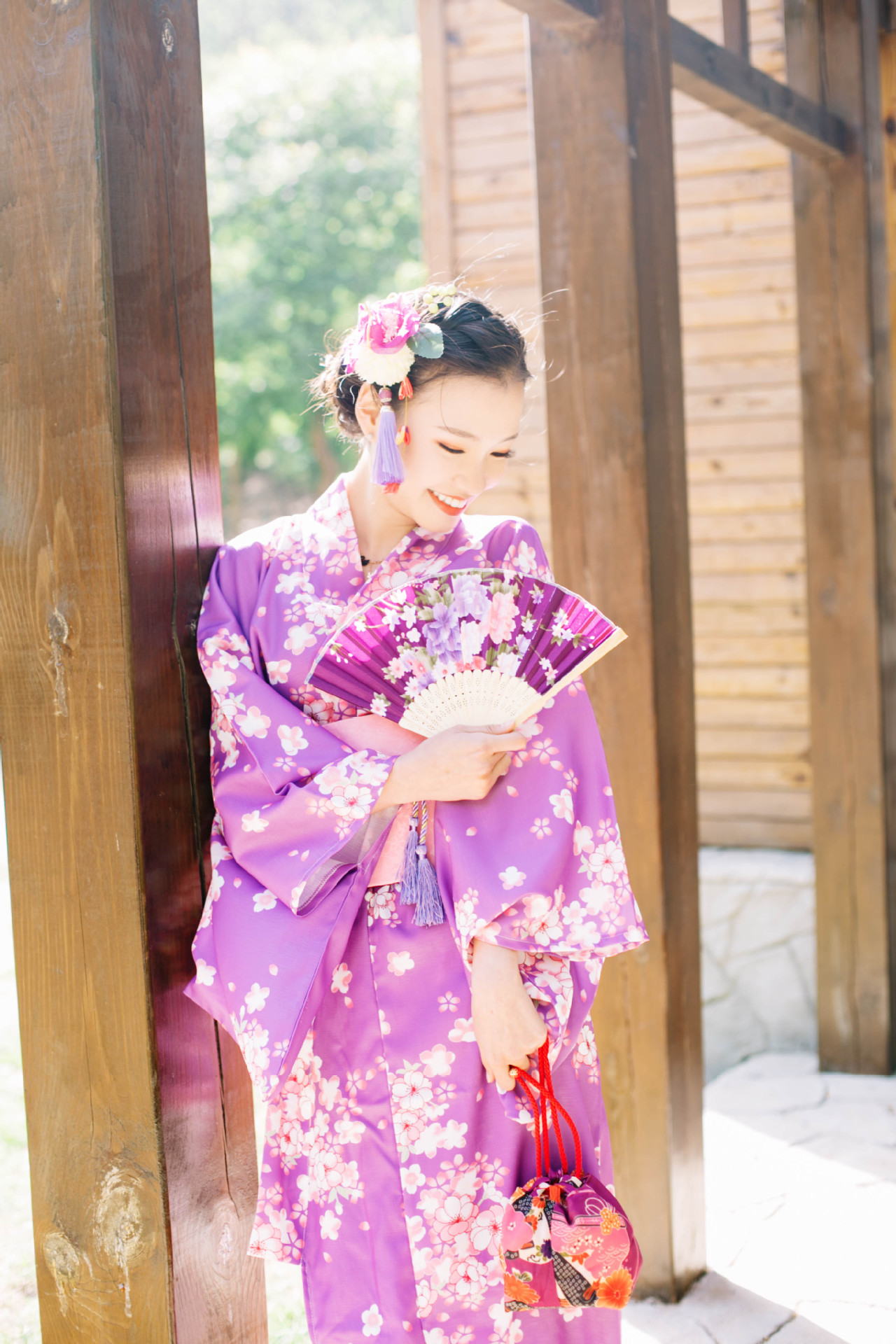 壁纸 美丽的日本女孩，和服，夏天 2560x1600 HD 高清壁纸, 图片, 照片