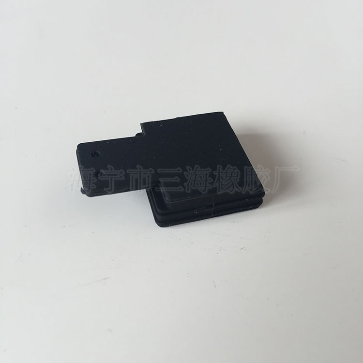工厂开模定制橡胶密封塞 黑色硅胶塞子 防尘密封塞 矩形橡胶塞