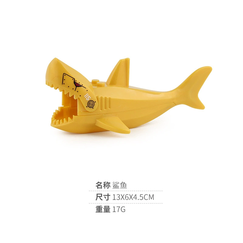 Chengke Toys Constructor: Smart Shark Minifigure Set with Chimpanzees, Buildable STEM Toy for Creativity