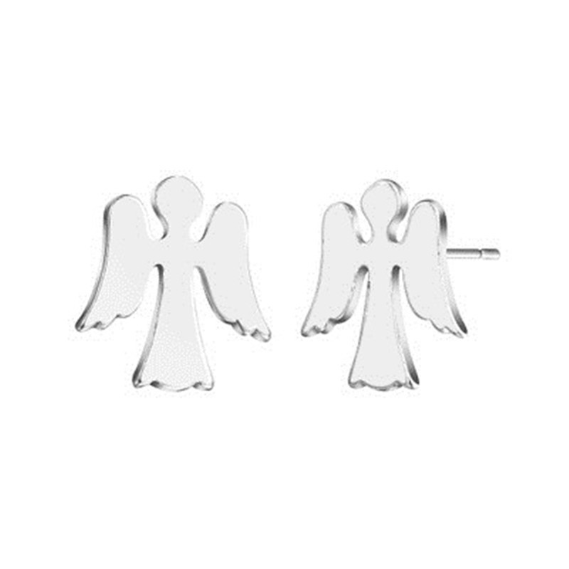 Ear Studs Angel Wings Cross Ear Studs display picture 8