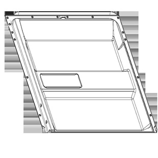 600mm wide built-in Freestanding Dishwasher inner door 304 stainless steel inner door dishwasher inner door assembly
