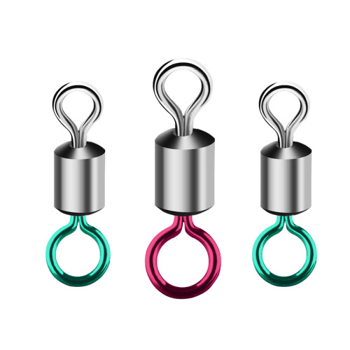 Huansheng Titanium Alloy Mother and Child Eight-Shaped Ring Bulk American Style Rotating 8-Shaped Ring Connector Fishing Accessories