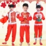 秧歌儿童元旦幼儿舞蹈服