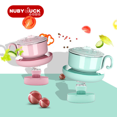 寶寶注水保溫碗套裝兒童吸盤碗勺嬰兒喂養輔食碗套裝餐具 OEM定制