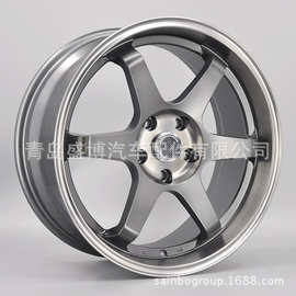 17寸18寸19寸改装款TE37铝合金轮毂轮圈车轮轮子铝轮铝圈批发生产
