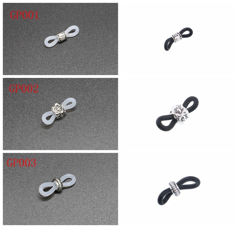 DIY Beading Material Glasses Chain Glasses Rope Silicone Anti-Slip Ring Glasses Accessories Silicone Material Alloy Beads DIY Beading Material Glasses Chain Glasses Rope Silicone Anti-Slip Ring Glasses Accessories Silicone Material Alloy Beads