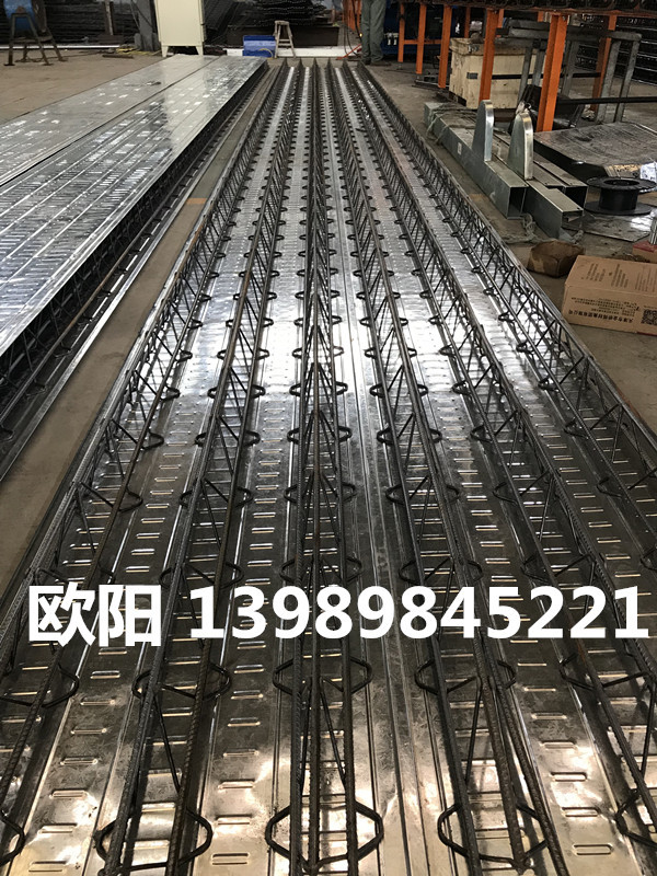 钢结构厂房隔层钢模板 钢筋桁架楼承板 带钢筋楼承板