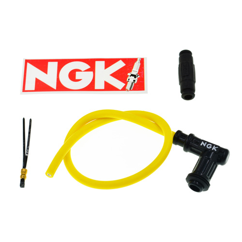 Motorcycle wire universal high voltage cap off-road vehicle ATV modified spark plug cap ignition wire NGK high voltage wire