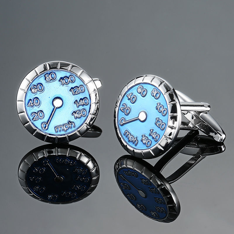 Business Geometric Copper Plating Men's Cufflinks display picture 6