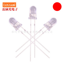 ֱ��led����5mm�׷���ɫԲͷ���������2�ź��͸��f5��Ƴ���