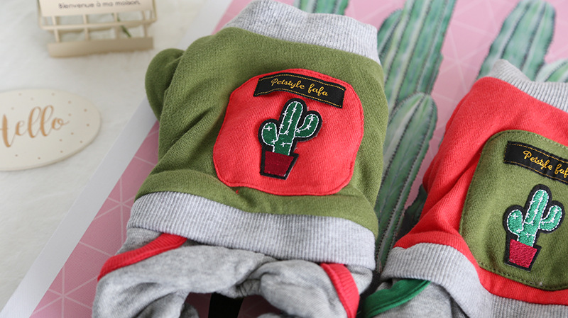 仙人掌复古四脚衣