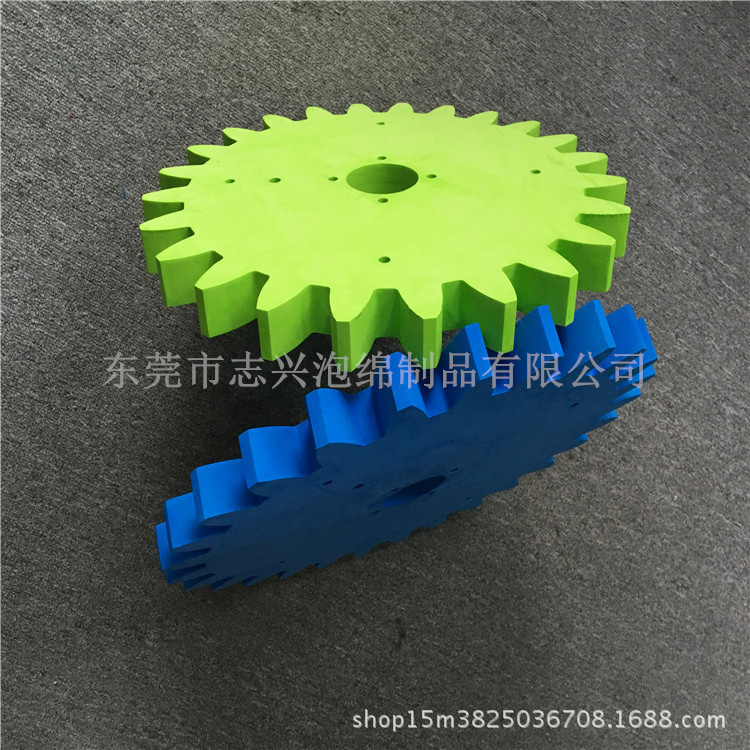 东莞定制高弹EVA制品 异形EVA雕刻齿轮 EVA冲压成型加厚齿轮