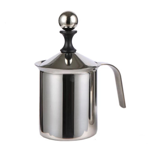 Niannianshun Japanese milk frother 400cc cappuccino Japanese double filter manual milk frother coffee supplies