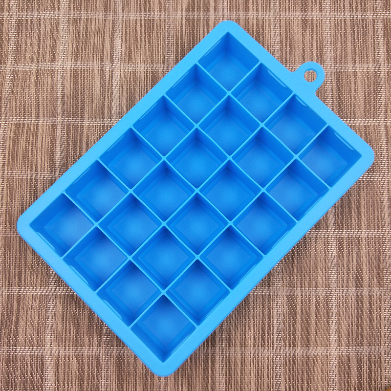现货供应 15孔硅胶冰格 方形冰块模具 食品级冰块制冰盒红糖模具-阿里巴巴