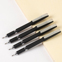 Viao Large Capacity Neutral Pen Wholesale 1.0mm Black Matte Business Office Sign Pen with Logo Printing