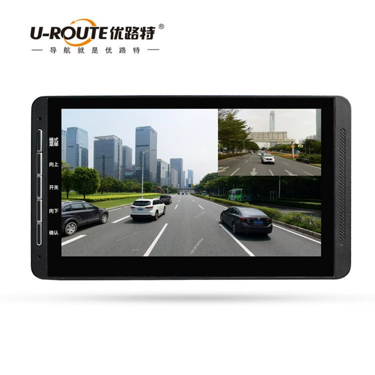 Грузовик высокой четкости 7-дюймовый инфракрасный регистратор ночного видения 20 метров 24 В реверсивное изображение с двумя объективами реверсивное изображение